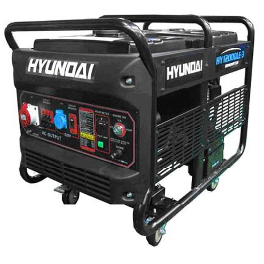 MÁY PHÁT ĐIỆN CHẠY DẦU DIESEL HYUNDAI DHY12000LE-3